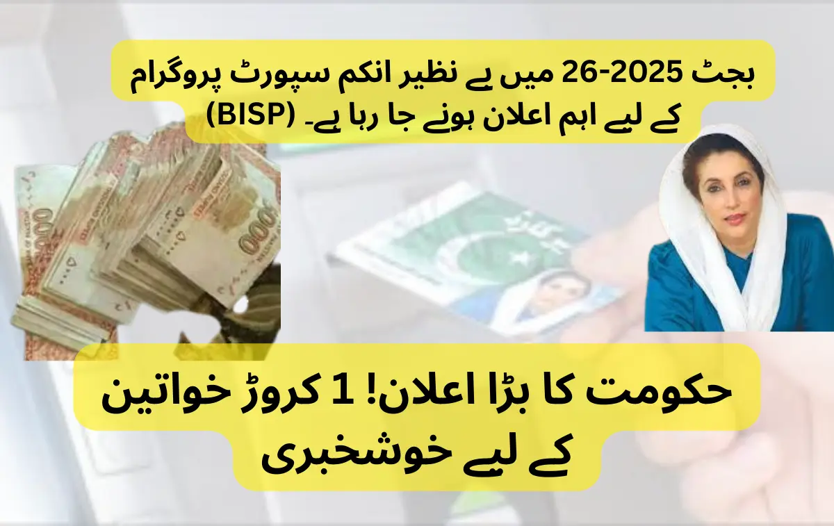 BISP 2025 Update 1 Crore Women to Receive Financial Support
