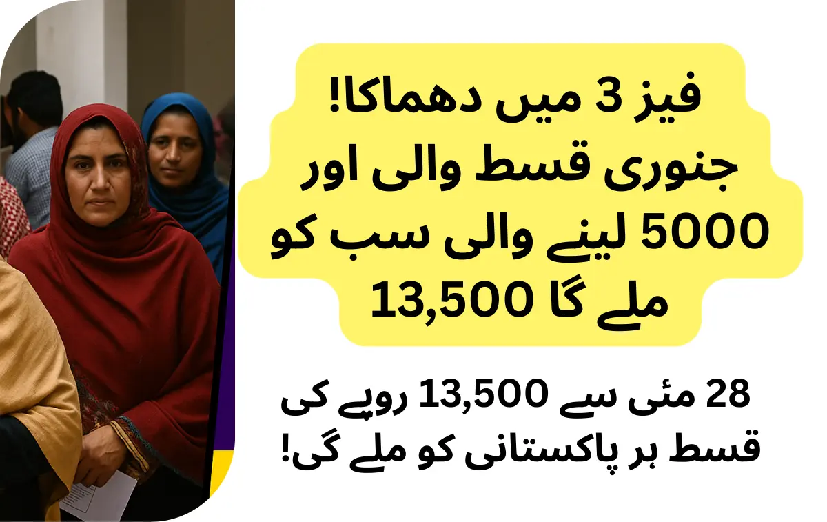 BISP Phase 3 Women with 1 Installment or PKR 5000 Now Included
