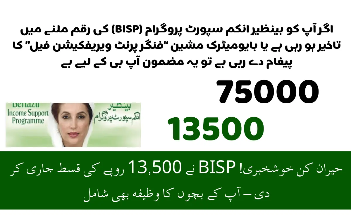 Biometric Verification Problems During BISP Payment – Causes & Solutions