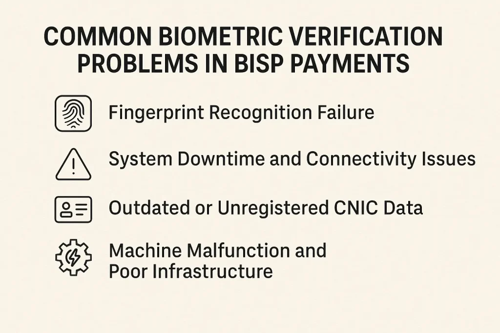 common issues in biometric verification